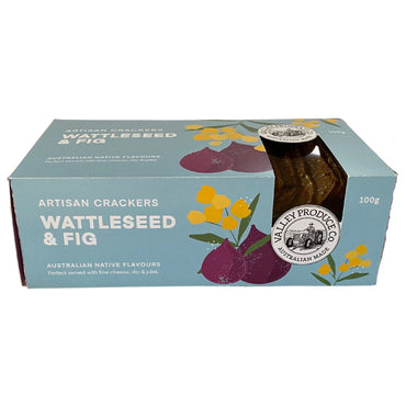 VPC Native Artisan Crackers - Wattleseed & Fig 100g